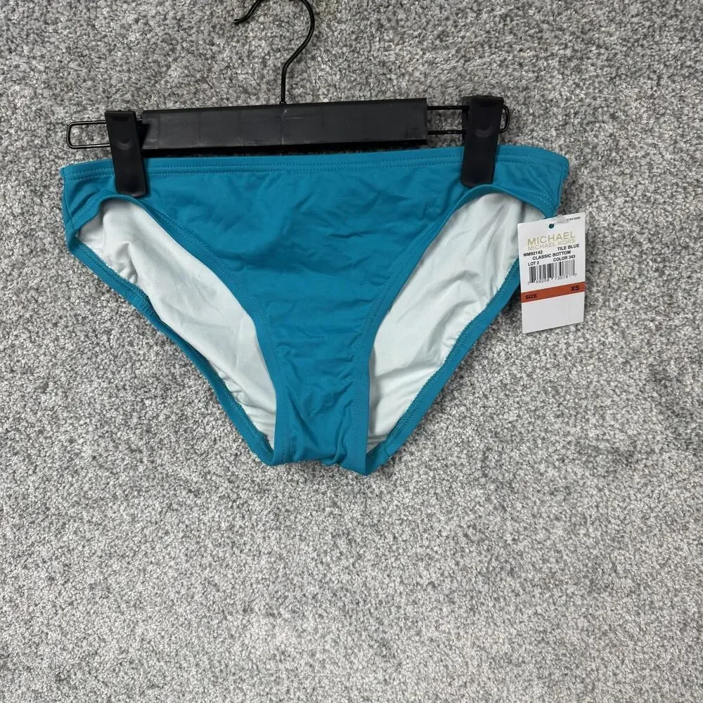 Michael Kors Bikini Swimsuit Set XS Minimalist Clean Girl Y2K Revival Resortcore
